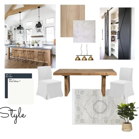 Modern Farmhouse Interior Design Mood Board by VickyFutcher on Style Sourcebook