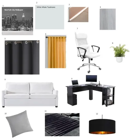 Office/Guest Room Interior Design Mood Board by Davidfguimaraes on Style Sourcebook