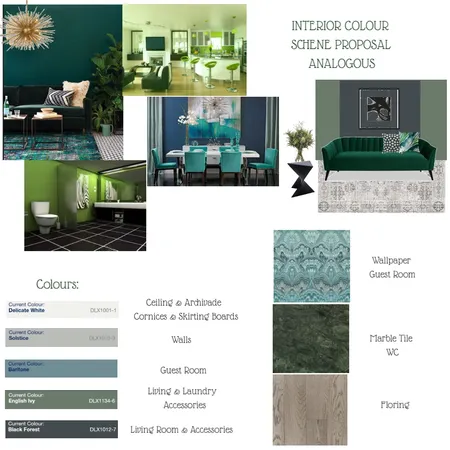 VP Milani Module 6 Interior Design Mood Board by Valeria P Milani on Style Sourcebook