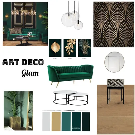 Art deco glam Interior Design Mood Board by Meganmankowski on Style Sourcebook