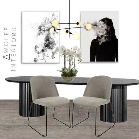 Sophisticated Dining Interior Design Mood Board by awolff.interiors on Style Sourcebook