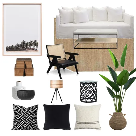 Palm Monochrome Interior Design Mood Board by Beach Road on Style Sourcebook