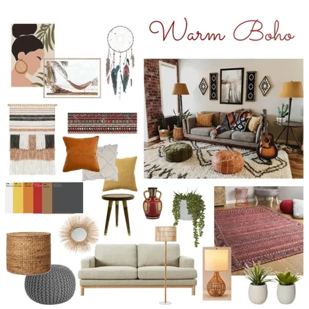 Boho Interior Design Mood Board by vaishnavi on Style Sourcebook