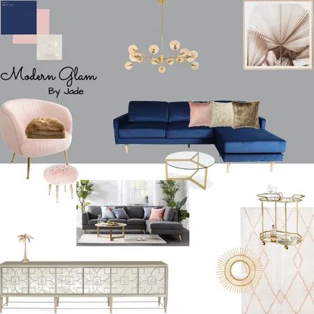 Modern Glam Interior Design Mood Board by By jade on Style Sourcebook