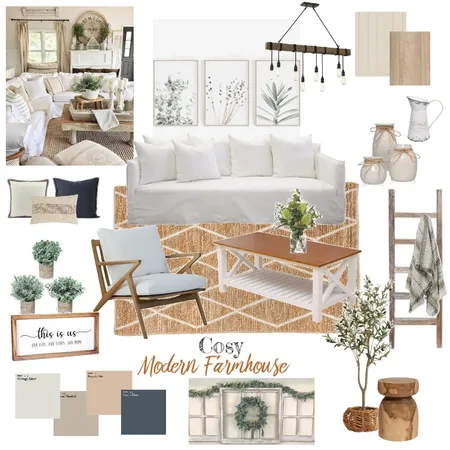 Modern Farmhouse Interior Design Mood Board by 24 INTERIORS on Style Sourcebook