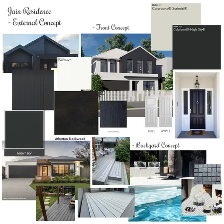 Jain Residence - External Concept Interior Design Mood Board by klaudiamj on Style Sourcebook