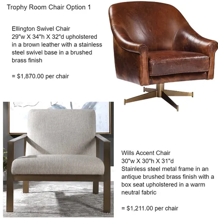 costello trophy chairs option 1 Interior Design Mood Board by Intelligent Designs on Style Sourcebook