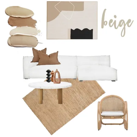 Beige Interior Design Mood Board by Zephyr + Stone on Style Sourcebook