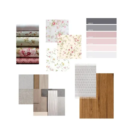 Shabby Chic Swatch Board Interior Design Mood Board by Alvin Biene on Style Sourcebook