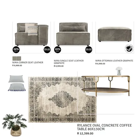 TV room downstairs Interior Design Mood Board by Nuria on Style Sourcebook