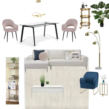 Living + Dining 46 Interior Design Mood Board by Carolina Nunes on Style Sourcebook