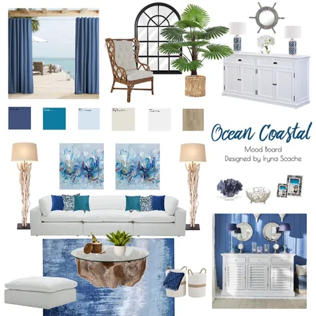 Ocean Coastal Interior Design Mood Board by IS____DESIGN on Style Sourcebook