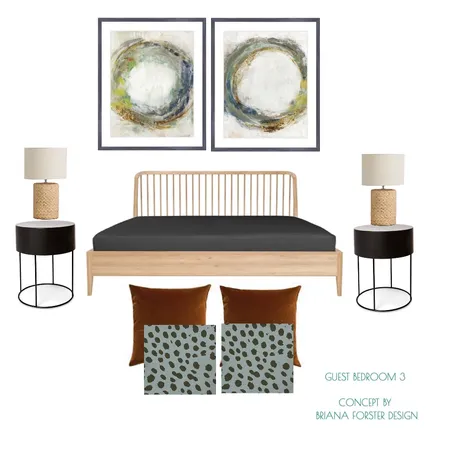 AM BUILD GUEST BED 3 Interior Design Mood Board by Briana Forster Design on Style Sourcebook