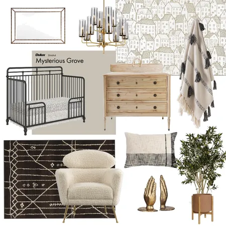 Nursery Interior Design Mood Board by Oleander & Finch Interiors on Style Sourcebook