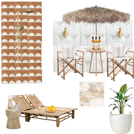 Poolside Interior Design Mood Board by Brittnnn on Style Sourcebook