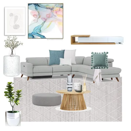 Living Room with Luna Coffee Table Interior Design Mood Board by kdk1 on Style Sourcebook