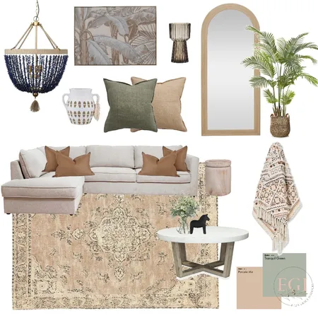 Cosy Trop Living Room Interior Design Mood Board by Eliza Grace Interiors on Style Sourcebook