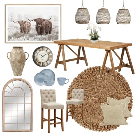 Modern Farmhouse Interior Design Mood Board by Hannahelizabeth on Style Sourcebook