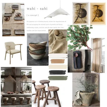 Wabi Sabi Final A Interior Design Mood Board by Michelle Boyd on Style Sourcebook