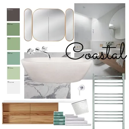 Coastal bathroom Interior Design Mood Board by Dane du Toit on Style Sourcebook