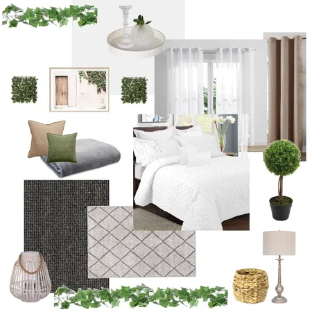 Farmhouse Style Bedroom Interior Design Mood Board by INTERIORS for living on Style Sourcebook