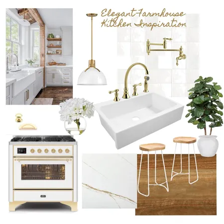 Elegant Farmhouse Kitchen Inspo Interior Design Mood Board by carolynstevenhaagen on Style Sourcebook