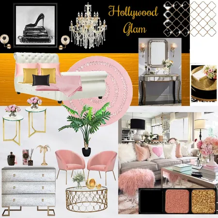 HG new paint black and gold half each and mirror Interior Design Mood Board by Giang Nguyen on Style Sourcebook