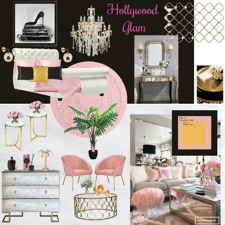 Hollywood Glam with shoe art Interior Design Mood Board by Giang Nguyen on Style Sourcebook