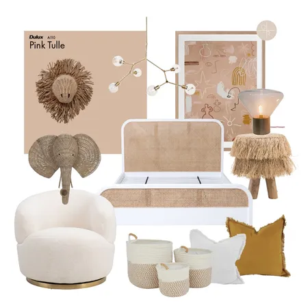 Peach and Pink Interior Design Mood Board by OAK + RIDGE INTERIOR DESIGN on Style Sourcebook