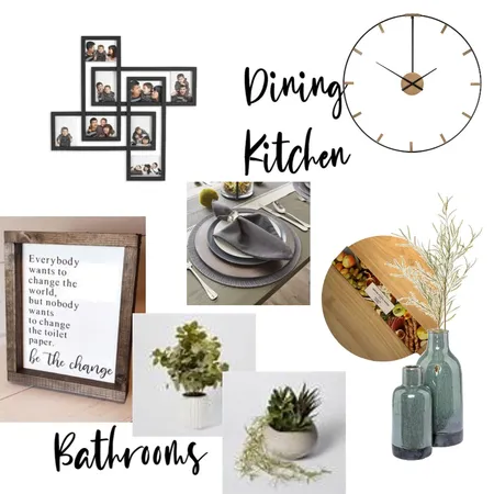 dining kitchen bathroom Interior Design Mood Board by MishOConnell on Style Sourcebook