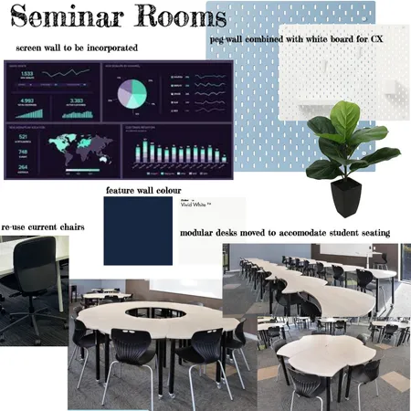 AIA- Seminar Rooms Interior Design Mood Board by FionaGatto on Style Sourcebook