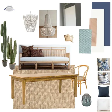 Coastal Rustic Dining Interior Design Mood Board by Soul Interior Design on Style Sourcebook