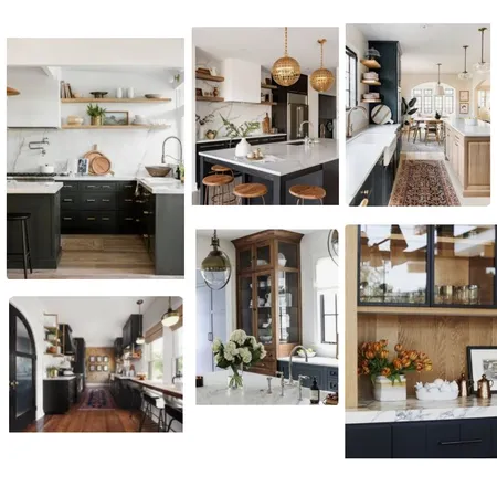 black and white kitchen Interior Design Mood Board by leighnav on Style Sourcebook