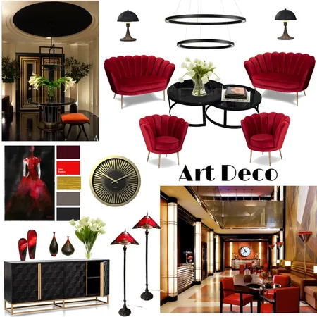 Art Deco  7 try Interior Design Mood Board by Giang Nguyen on Style Sourcebook