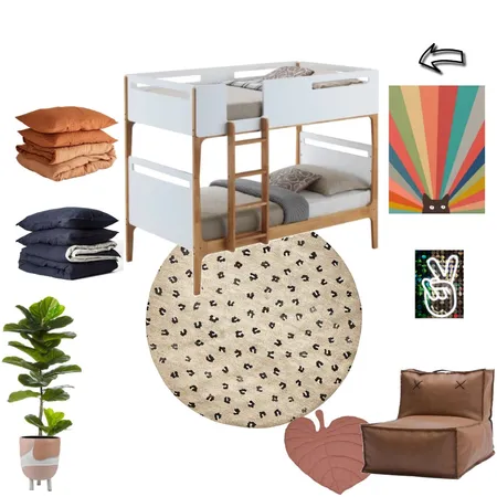 unisex mid century room Interior Design Mood Board by felicitym on Style Sourcebook