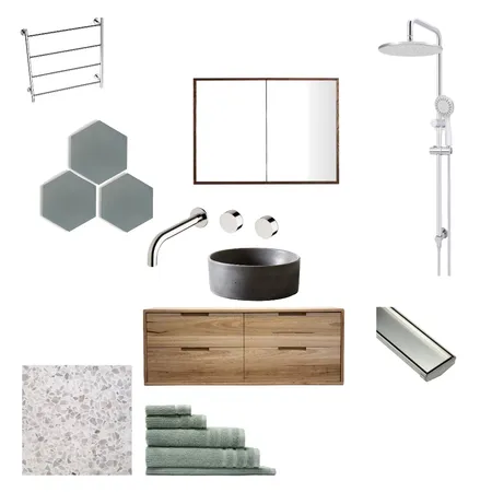 Truman Ensuite Interior Design Mood Board by OutineInteriors on Style Sourcebook