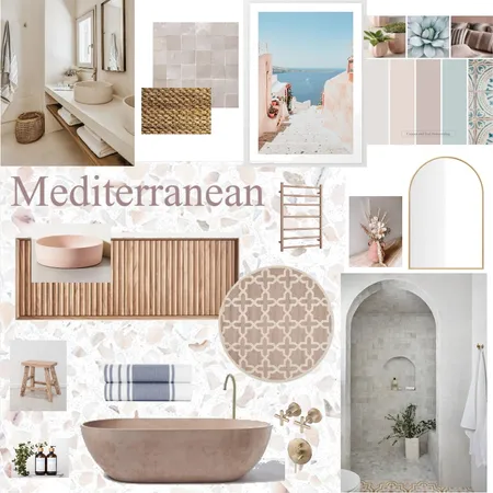 Mediterranean Interior Design Mood Board by Elle & Co Interiors on Style Sourcebook