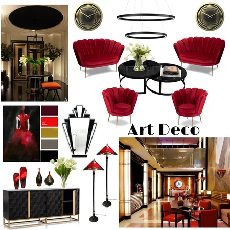 Art Deco  8 try Interior Design Mood Board by Giang Nguyen on Style Sourcebook