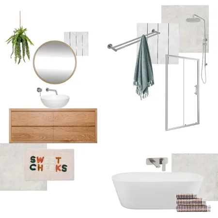 Main Bathroom Concept 1 Interior Design Mood Board by MND Interior Co on Style Sourcebook