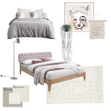 Halo Bedroom Interior Design Mood Board by Natalia Niedz on Style Sourcebook