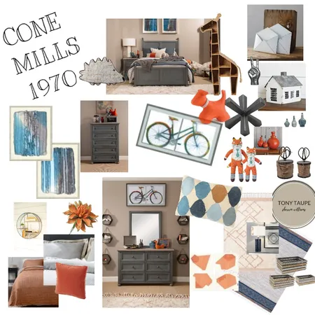 Cone Mills 1970 Interior Design Mood Board by showroomdesigner2622 on Style Sourcebook