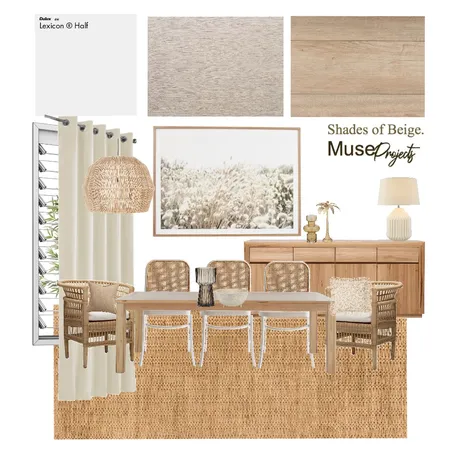 Shades of Beige Interior Design Mood Board by MuseBuilt on Style Sourcebook