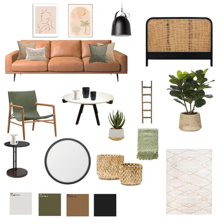 Mid Century Modern Interior Design Mood Board by Studio Taryn B on Style Sourcebook