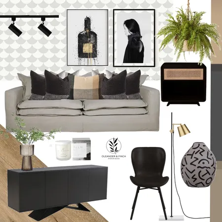 Grey Interior Design Mood Board by Oleander & Finch Interiors on Style Sourcebook