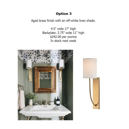 Wendy's sconces 2 Interior Design Mood Board by Intelligent Designs on Style Sourcebook