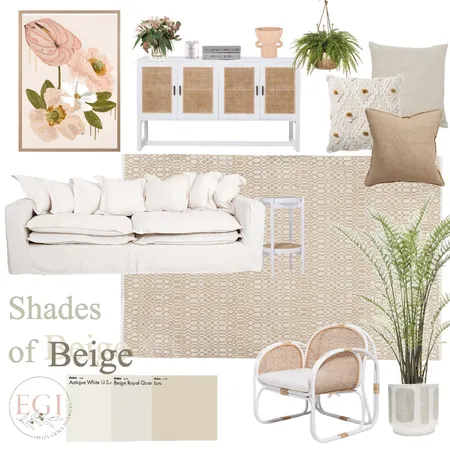 Shades Of Beige Interior Design Mood Board by Eliza Grace Interiors on Style Sourcebook