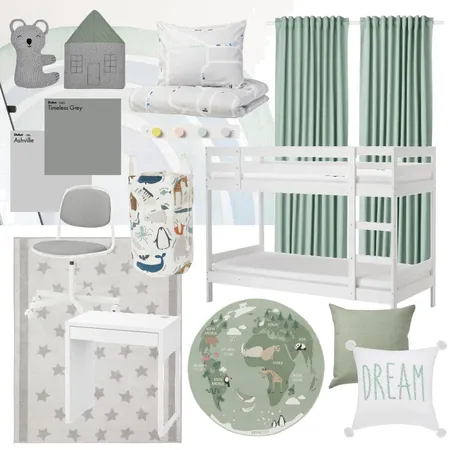 Boys Room Interior Design Mood Board by mimiekusya on Style Sourcebook