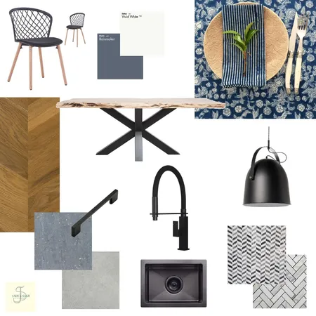 THE BLUE KITCHEN Interior Design Mood Board by JADE & SAGE on Style Sourcebook