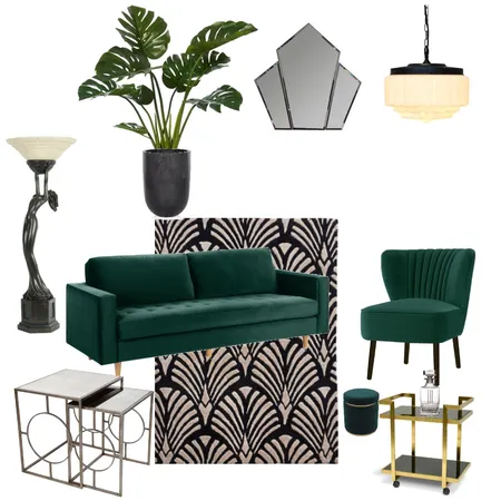 ART DECO / WATERS EDGE Interior Design Mood Board by Mamma Roux Designs on Style Sourcebook