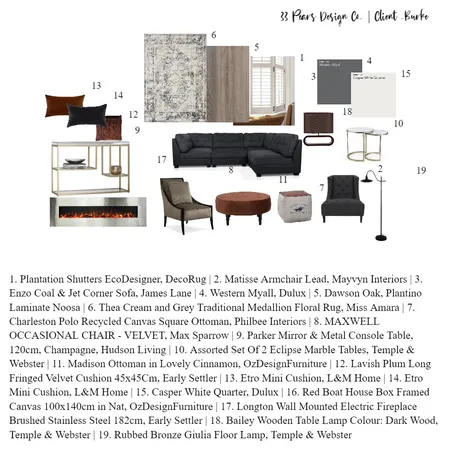 Module Ten Interior Design Mood Board by 33 Pears on Style Sourcebook